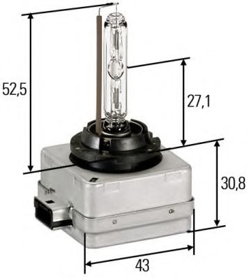 Bec, far de lucru MERCEDES CLC-CLASS (CL203) (2008 - 2011) HELLA 8GS 009 028-111 piesa NOUA