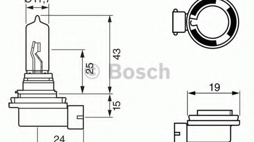 Bec far faza lunga 1 987 302 082 BOSCH p