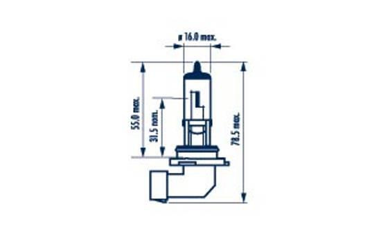 Bec far faza lunga 486133000 NARVA pentru Mitsubishi Outlander Seat Alhambra Seat Ibiza Seat Leon Vw Eurovan Vw Kombi Vw Transporter Mitsubishi Galant Mitsubishi Lancer Mitsubishi 3000 Bmw Seria 3 Mazda 6 Nissan Mistral Nissan Terrano Nissan Maxima B