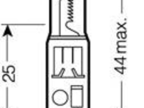 Bec, far faza lunga AUDI 100 limuzina (4A, C4), AUDI 4000 (81, 85, B2), AUDI 100 Avant (4A, C4) - OSRAM 64150NBU-HCB