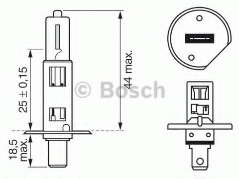 Bec, far faza lunga AUDI 90 (8C, B4), AUDI 80 Avant (8C, B4), AUDI 500 (44, 44Q, C3) - BOSCH 1 987 302 019