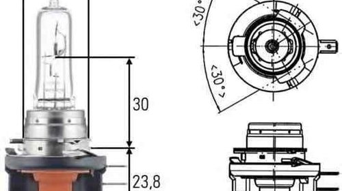 Bec far faza lunga AUDI A6 4F2 C6 HELLA 