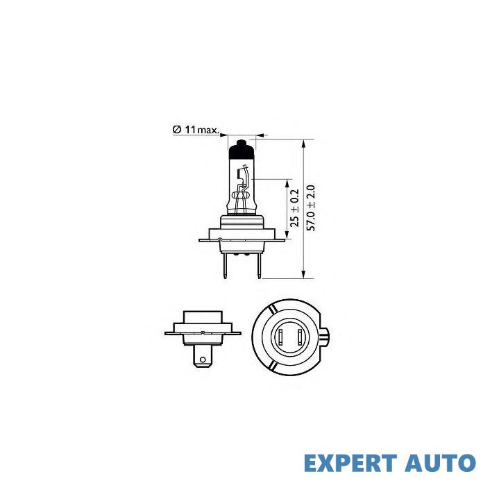 Bec far faza lunga Citroen C4 CACTUS 201