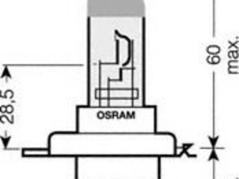 Bec, far faza lunga FIAT 500X (334) (2014 - 2016) Osram 64193ULT-HCB