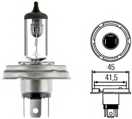 Bec, far faza lunga FIAT PANDA (141A_) (