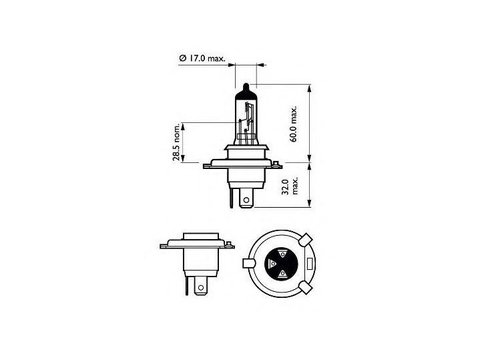 Bec far faza lunga Ford TRANSIT 55- caroserie 1955-1967 #2 12342LLECOS2