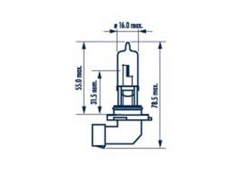 Bec, far faza lunga HB3 12V/65W P20D (TYP USA 9005) USA (NARVA) - Cod intern: W20102347 - LIVRARE DIN STOC in 24 ore!!! - ATENTIE! Acest produs nu este returnabil!