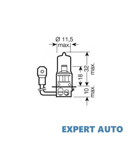 Bec far faza lunga Iveco DAILY III platou / sasiu 1999-2006 #8 6415101B
