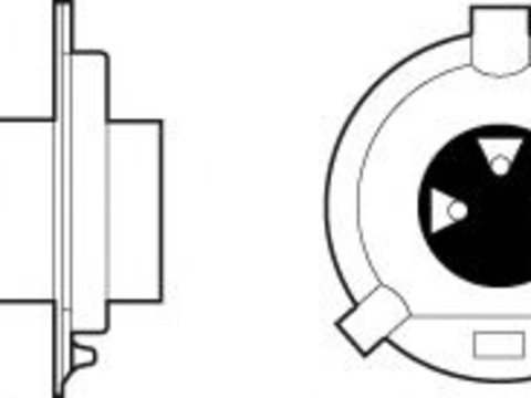 Bec, far faza lunga JEEP COMPASS (MK49) (2006 - 2016) VALEO 032511 piesa NOUA