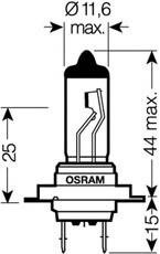 Bec, far faza lunga MERCEDES-BENZ CL-CLASS cupe (C140), MERCEDES-BENZ S-CLASS limuzina (W140), RENAULT LAGUNA I I (B56_, 556_) - OSRAM 64210NBU-02B