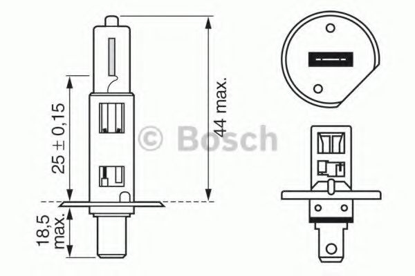 Bec, far faza lunga MERCEDES-BENZ SL (R129) (1989 - 2001) BOSCH 1 987 302 011