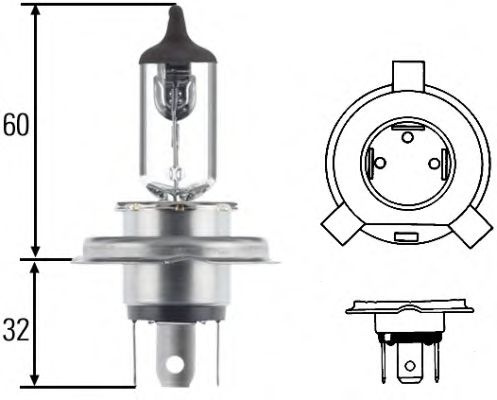 Bec, far faza lunga MERCEDES-BENZ T2/LN1 platou / 