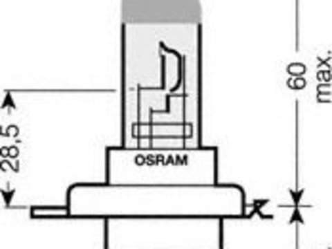 Bec, far faza lunga NISSAN INTERSTAR caroserie (X70) (2002 - 2016) Osram 64193ULT-HCB