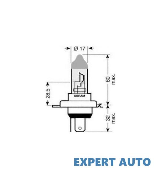 Bec far faza lunga Opel AGILA (B) (H08) 2008-2016 