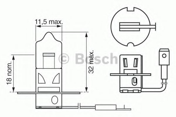 Bec, far faza lunga OPEL COMBO caroserie inchisa/c