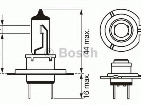 Bec, far faza lunga VW POLO (6R, 6C) (2009 - 2016) BOSCH 1 987 302 071 piesa NOUA