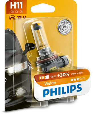 Bec Far H11 12v 55w Vision (blister) Philips 12362