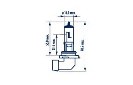 Bec far principal HB4 12V/51W P22D (TYP USA 9006) - Cod intern: W20102348 - LIVRARE DIN STOC in 24 ore!!! - ATENTIE! Acest produs nu este returnabil!