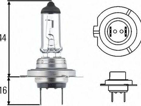 Bec H7 12V/55W PX26D - Cod intern: W20167710 - LIVRARE DIN STOC in 24 ore!!! - ATENTIE! Acest produs nu este returnabil!