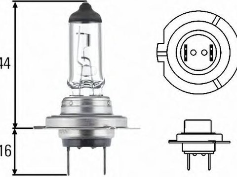 Bec incandescent - HELLA 8GH 007 157-471