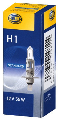 Bec incandescent HELLA Standard H1 12V 8GH 002 089