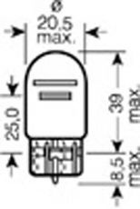 Bec, lampa frana / lampa spate NISSAN JUKE (F15) (2010 - 2016) OSRAM 7515