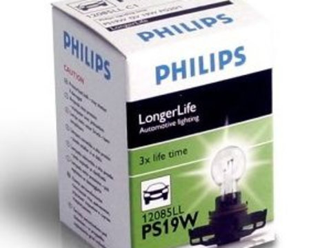 Bec lampa mers inapoi PS19W 12V/19W PG20/1 PHILIPS LONGLIFE PHILIPS - OEM-PHILIPS: 12085LLC1|PH12085LLC1 - W02233351 - LIVRARE DIN STOC in 24 ore!!! - ATENTIE! Acest produs nu este returnabil!