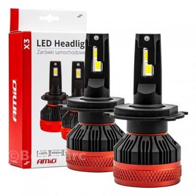 Bec Led Headlight X3 Canbus H4 Amio