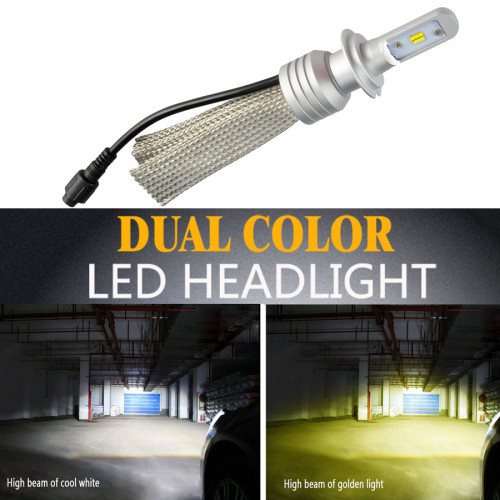 Bec LED L11 culoare duala H11