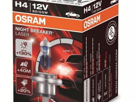 Bec Osram H4 12V 55W Night Breaker Laser 64193NBL