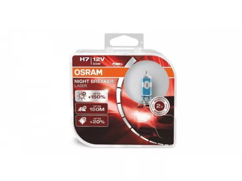 Bec OSRAM H7 Night Breaker Laser 150% 12V 55W AL-020318-1