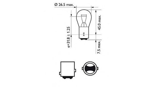 Bec Peugeot 104 cupe 1973-1988 #2 12499B