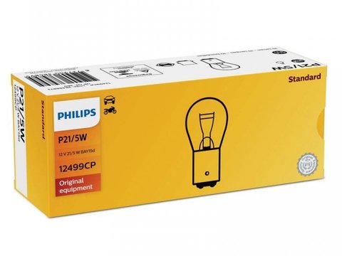 Bec Philips P21/5W 12V 21/5W 12499CP