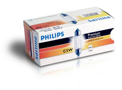 Bec Plafoniera C5w 12V Set 10 Buc Philips Philips 