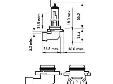 Bec proiector ceata 12V HEADLIGHTING HB4 - Cod intern: W20062258 - LIVRARE DIN STOC in 24 ore!!! - ATENTIE! Acest produs nu este returnabil!