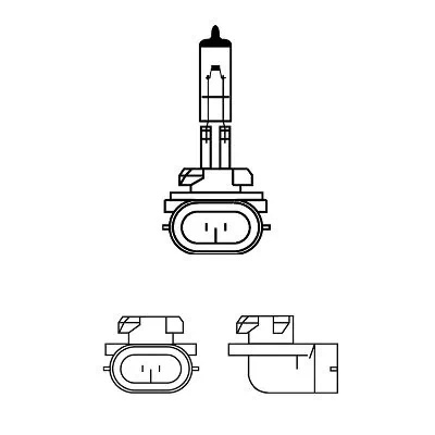 Bec, proiector ceata PHILIPS HYUNDAI ACCENT IV limuzina (RB) 2010-2020 - 12060C1