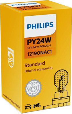 BEC SEMNALIZARE 12V PY24W HIPER VISION PHILIPS