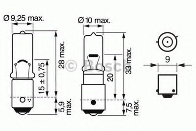 Bec semnalizator 1 987 302 232 BOSCH pentru Bmw X5