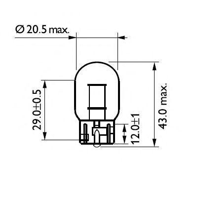 Bec semnalizator 12V/21W WY21W AMBER WX3X16D - Cod intern: W20062261 - LIVRARE DIN STOC in 24 ore!!! - ATENTIE! Acest produs nu este returnabil!