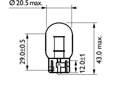 Bec semnalizator 12V/21W WY21W AMBER WX3X16D - Cod intern: W20062261 - LIVRARE DIN STOC in 24 ore!!! - ATENTIE! Acest produs nu este returnabil!