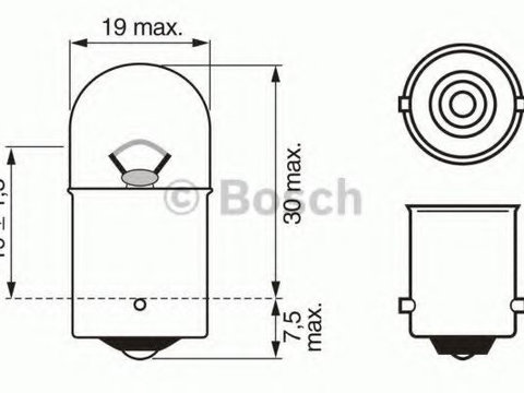 Bec, semnalizator BMW 3 (E46) (1998 - 2005) BOSCH 1 987 302 204