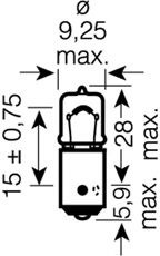 Bec, semnalizator CITROEN C4 Picasso I (UD) (2007 - 2013) OSRAM 64132 piesa NOUA