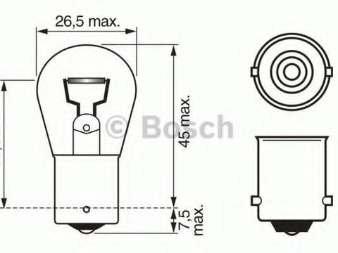 Bec, semnalizator FORD TRANSIT CONNECT (P65_, P70_, P80_) (2002 - 2016) BOSCH 1 987 302 201