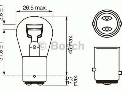 Bec, semnalizator FORD TRANSIT CONNECT (P65_, P70_, P80_) (2002 - 2016) BOSCH 1 987 302 202