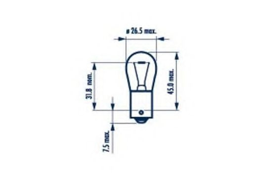 Bec, semnalizator HONDA LEGEND   (HS, KA) (1986 - 1991) NARVA 17635