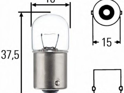 Bec, semnalizator MERCEDES-BENZ SLK (R170) (1996 - 2004) HELLA 8GA 002 071-121