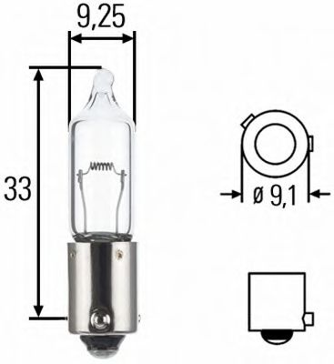 Bec, semnalizator VW GOLF VII Variant (BA5) (2013 - 2016) HELLA 8GH 008 417-001 piesa NOUA
