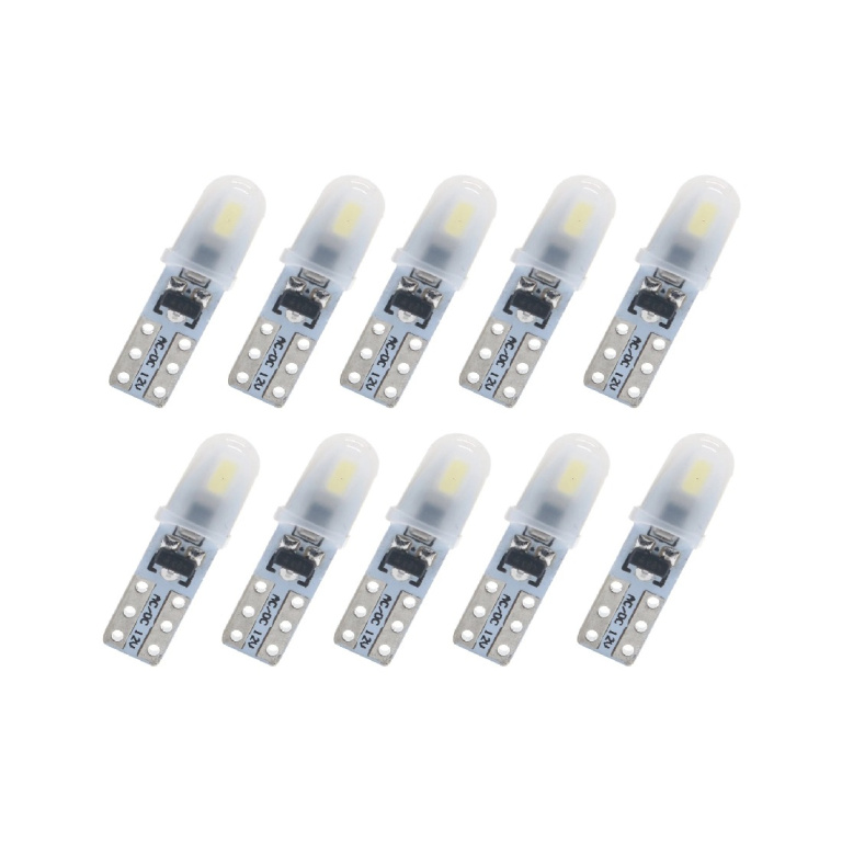 Bec T5 2LED-3014 24V CANBUS nonpolar 40 lumen - JSUN35-Albastru