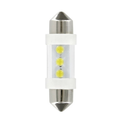 Bec tip LED 12V sofit cu 3 leduri 10x36mm SV85-8 (