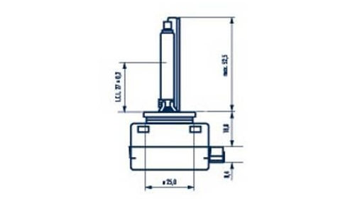 BEC XENON 42V D3S 4000 K NARVA IS-114063